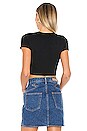 view 3 of 4 TOP CROPPED TARA in Black