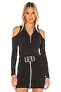 view 1 of 4 TOP AVEC DEMI-GLISSIÈRE CELESTE in Black
