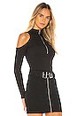 view 2 of 4 TOP AVEC DEMI-GLISSIÈRE CELESTE in Black