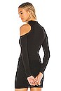 view 3 of 4 TOP AVEC DEMI-GLISSIÈRE CELESTE in Black