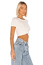 view 2 of 4 Camille Twist Front Top in Ivory