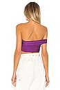 view 3 of 4 TOP UNE ÉPAULE DÉNUDÉE KORY in Purple