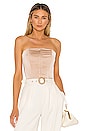 view 1 of 4 Cailyn Corset Top in Champagne