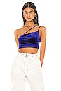 view 1 of 4 Mady Crop Top in Sapphire Blue