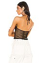 view 3 of 4 TOP DE MALLA QUE SE ATA ALREDEDOR DEL CUELLO KIRA in Black