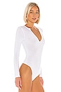 view 3 of 5 BODY DÉCOLLETÉ V PROFOND BRANDI in White