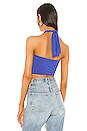 view 3 of 4 TOP CROPPED SANS MANCHES RAEGAN in Blue