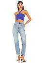 view 4 of 4 TOP CROPPED SANS MANCHES RAEGAN in Blue