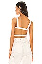 view 3 of 4 Shanti Buckle Crop Top in White