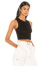 view 2 of 4 TOP CROPPED NOURA in Black
