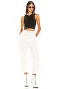 view 4 of 4 TOP CROPPED NOURA in Black