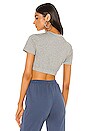 view 3 of 4 Tabatha Crop Top in Grey