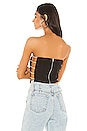 view 3 of 4 Jade Rhinestone Strap Top in Black