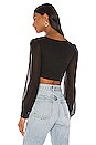 view 3 of 4 TOP CROPPED KATO in Black