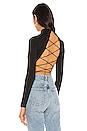 view 4 of 5 Alice Strappy Back Top in Black