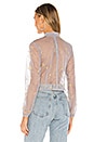 view 3 of 5 TOP TRANSPARENT JANICE in Grey Metallic
