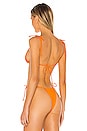 view 3 of 4 Liv Bikini Top in Orange