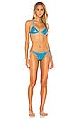 view 4 of 5 BAS DE MAILLOT DE BAIN SEQUINS CHANTELL in Teal