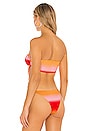 view 3 of 4 KRISTY ビキニトップ in Orange Ombre