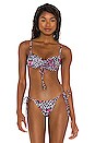 view 1 of 4 Serenity Tie Bikini Top in Leopard