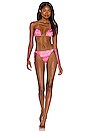 view 4 of 4 Gwen Bikini Top in Pink Bandana