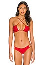 view 1 of 4 Zana Bikini Top in Red