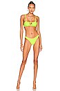 view 4 of 4 Noemi Bikini Bottom in Neon