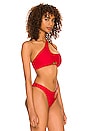 view 2 of 5 Misty Bikini Top in Cherry Red