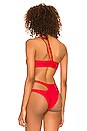 view 4 of 5 Misty Bikini Top in Cherry Red