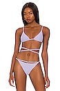 view 1 of 4 Mikayla Bikini Top in Lavender