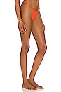 view 2 of 4 Raquel String Bikini Bottom in Neon Orange