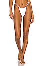view 1 of 4 Raquel String Bikini Bottom in White
