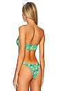 view 3 of 4 Alina Bikini Top in Green Floral