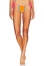 view 1 of 4 Carina Bikini Bottom in Orange Multi