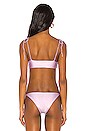 view 3 of 4 x Chantel Jeffries Chantel Tie Bikini Top in Lavender