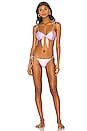 view 4 of 4 x Chantel Jeffries Chantel Tie Bikini Top in Lavender