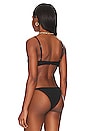 view 3 of 4 Olivia Smocked Bikini Top in Black