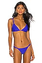 view 1 of 4 Alisha Strappy Bikini Top in Royal Blue