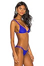 view 2 of 4 Alisha Strappy Bikini Top in Royal Blue