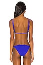 view 3 of 4 Alisha Strappy Bikini Top in Royal Blue