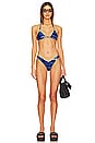 view 4 of 4 Julia Bikini Top in Blue Denim