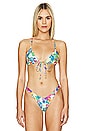 view 1 of 4 HAUT DE MAILLOT DE BAIN ASHTON in Yellow Floral