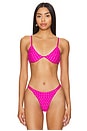 view 1 of 5 Zita Bikini Top in Hot Pink