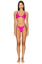 view 4 of 5 Zita Bikini Top in Hot Pink