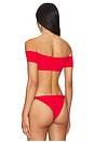 view 3 of 4 Aubrey Bikini Top in Red