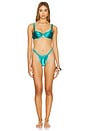 view 4 of 4 Jessa Bikini Top in Teal