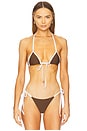 view 1 of 4 May Bikini Top in Brown
