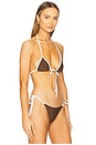 view 2 of 4 May Bikini Top in Brown