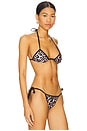 view 2 of 4 Macie Bikini Top in Leopard