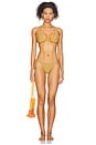 view 4 of 4 Elizabeth Bikini Bottom in Green
